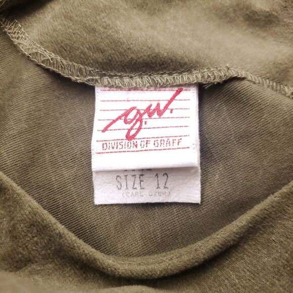 VTG Bead Embroidered Leaf Applique Top Womens 12 Art to Wear Blouse Embellished - Picture 5 of 9